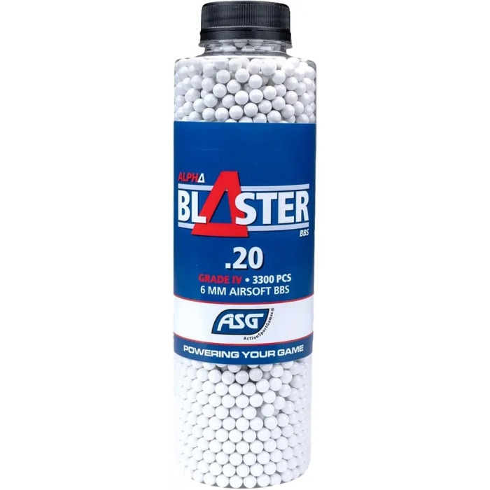 Страйкбольні кульки ASG Alpha Blaster 6 мм 0,2 г 3300 шт 