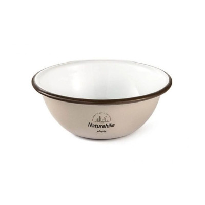 Миска емальована Naturehike NH20SJ030, залізо (вітринний зразок, є невеликі потертості)