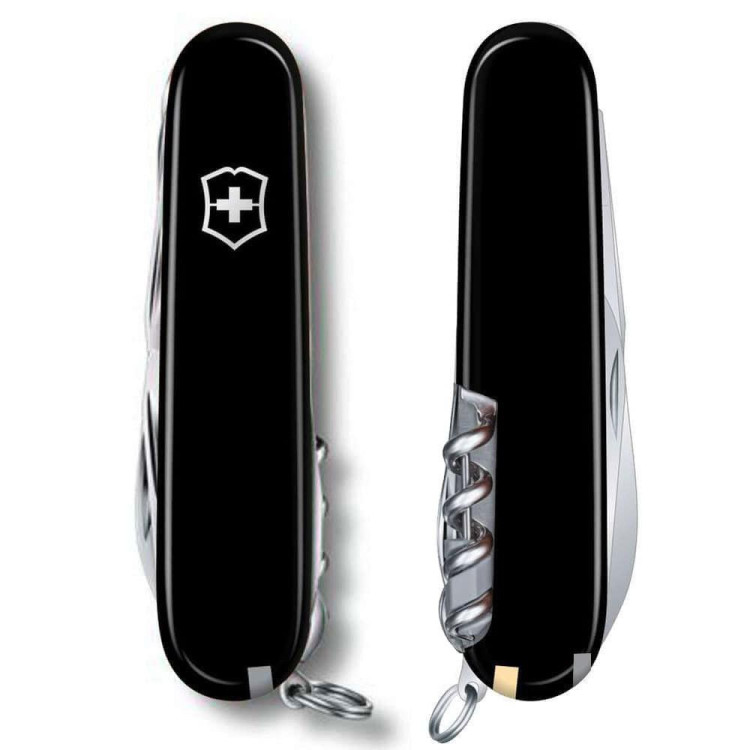 Ніж Victorinox Huntsman 91мм/18функ/чорн 