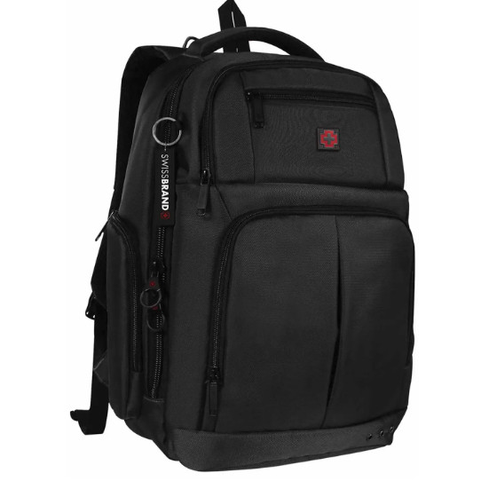 Рюкзак міський Swissbrand Wambley 19 Black (SWB_S19BEWEM001U) 