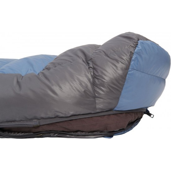 Спальний мішок Exped Comfort 400 M, синій, ліва блискавка 