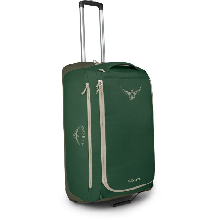 Сумка на колесах Osprey Daylite Wheeled Duffel 85 green canopy/green creek - O/S - зелений 