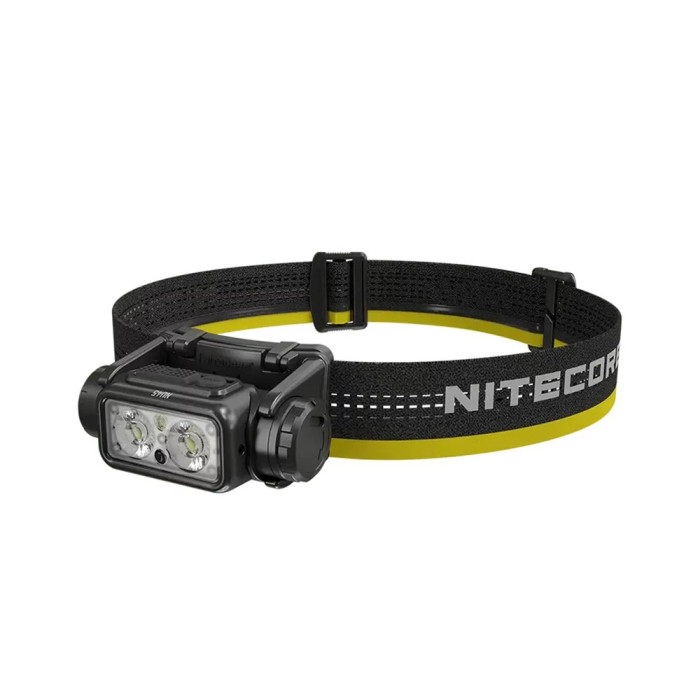 Ліхтар налобний Nitecore NU45 UHE (2xNiteLab UHE LED + red LED, 1700 люмен, 11 режимів, 1x18650, USB-C, датчик наближення) 