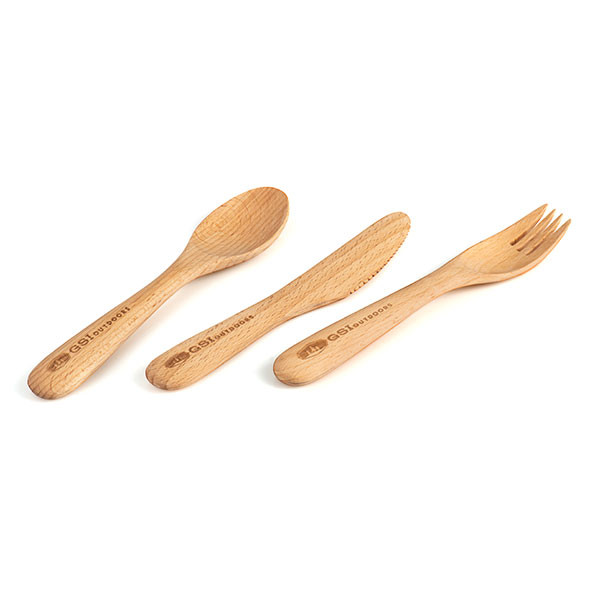 Комплект GSI Outdoors Rakau Cutlery Set 