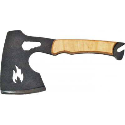 Сокира туристична СИЛА цільнометалева з дерев'яною ручкою 600 г, шт