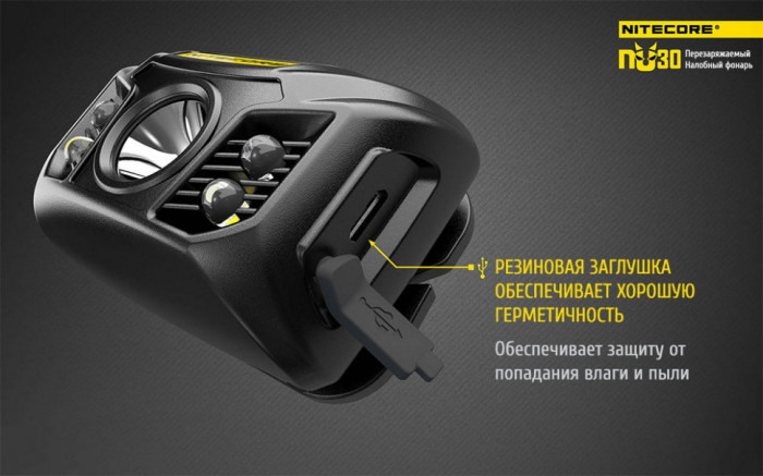 Ліхтар налобний Nitecore NU30 (пісочний) 