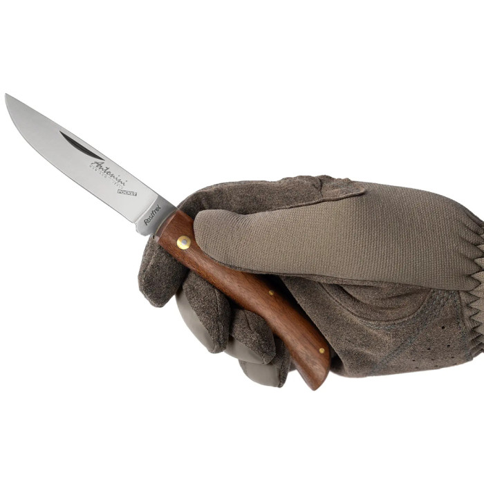 Ніж Antonini Pocket Maniaghese, cm.19, 420 stainless steel brown 