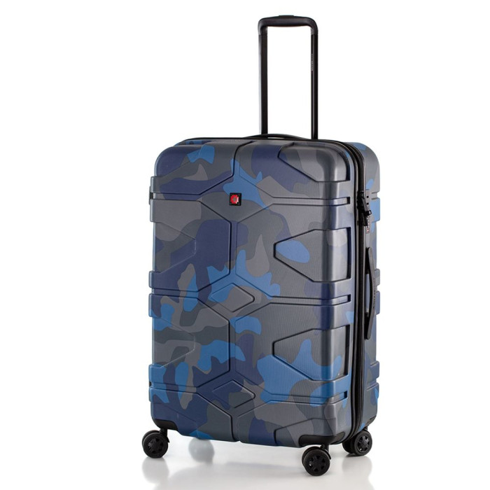 Валіза Swissbrand Drone 2.0 (M) Camo Blue (SWB_LH21DRO2601M) 