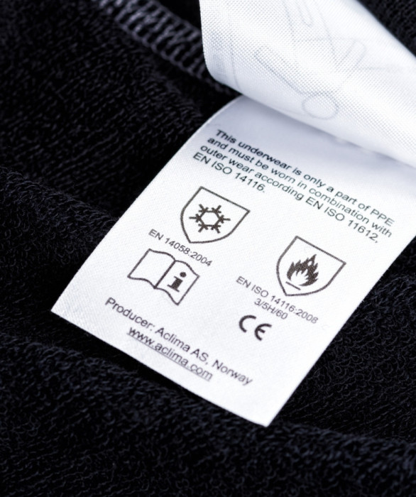 Термокофта Aclima Pro X-Warm FR Antistatic Polo Unisex Dark Navy XL 