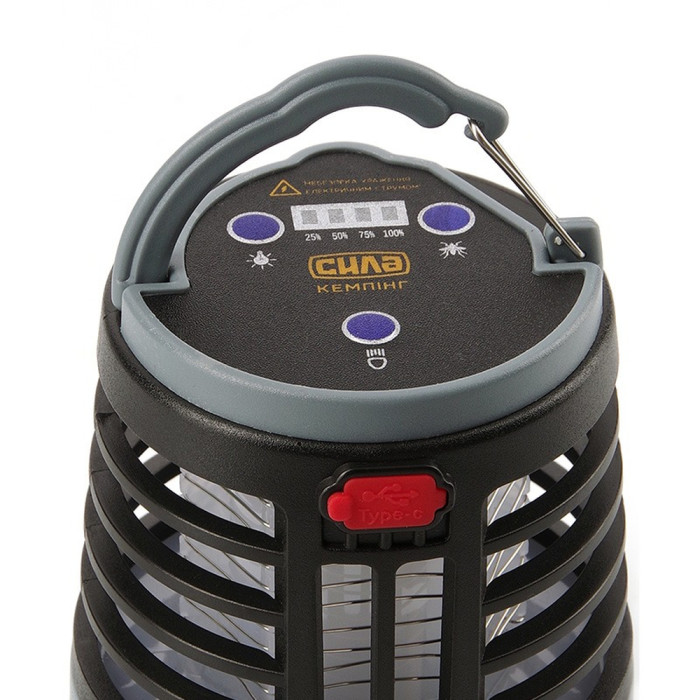 Лампа інсектицидна Сила 600V міні на батареї 