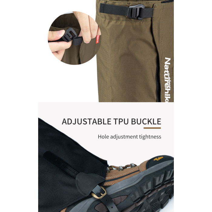 Захисні водонепроникні бахіли Naturehike NH20HJ011, коричневі 