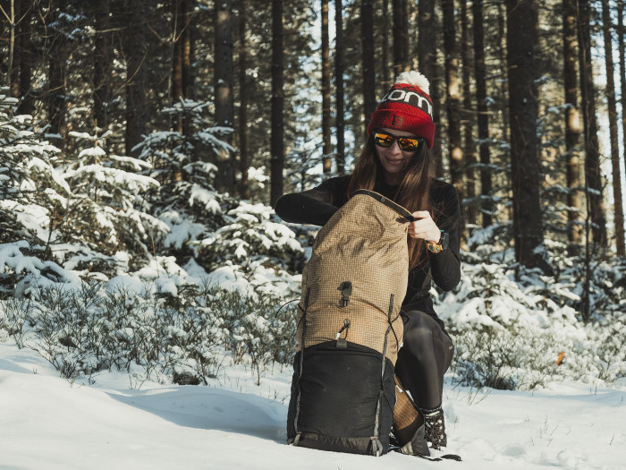 Рюкзак ультралегкий Travel Extreme X-HIKE 39 BLUE\GRAY UHMWPE 