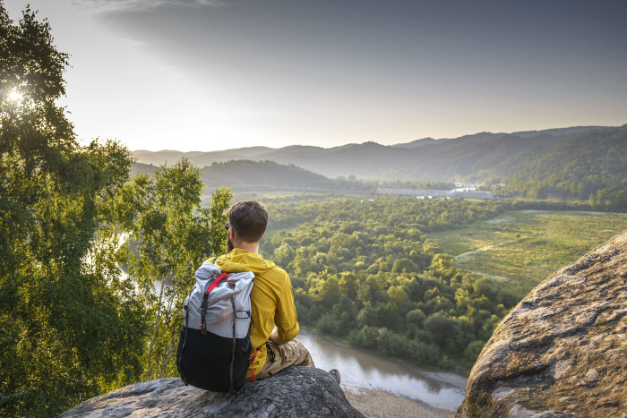 Рюкзак ультралегкий Travel Extreme X-HIKE 39 BLUE\GRAY UHMWPE 