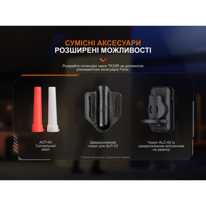 Ліхтар ручний Fenix TK25R 