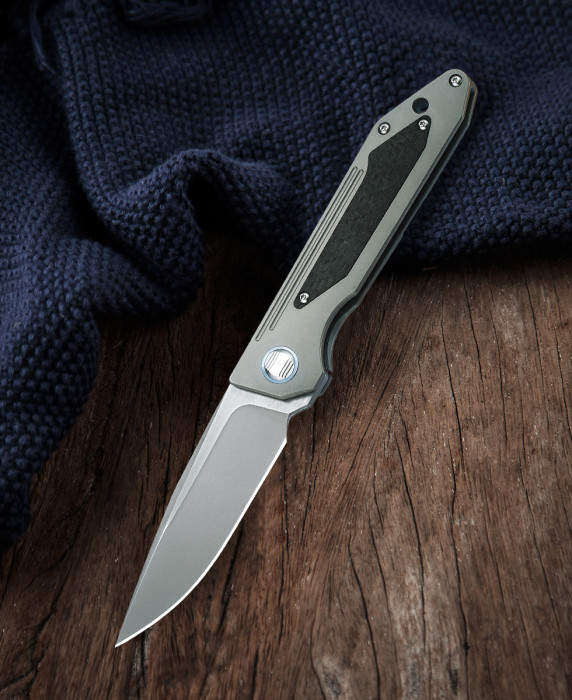 Складаний ніж Bestech Knives SHINKANSEN Grey BT1803A 