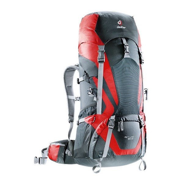 Рюкзак Deuter ACT Lite, 65 + 10 л, granite-fire 