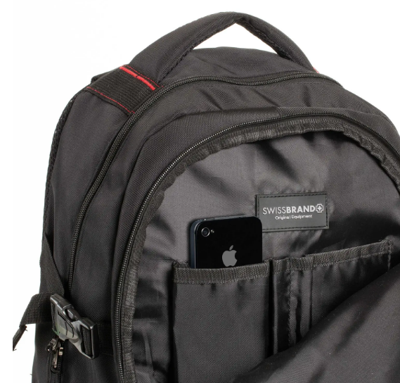 Рюкзак міський Swissbrand Warsaw 27 Black (SWB_TSBLWAR001U) 