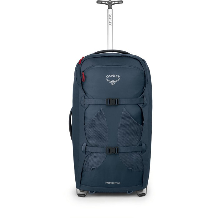 Сумка на колесах Osprey Farpoint Wheeled Travel Pack 65 muted space blue - O/S - синій 