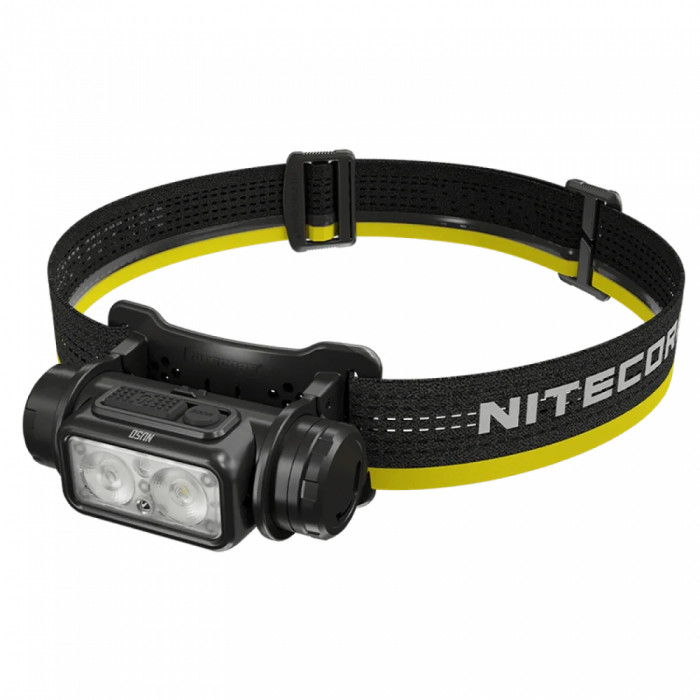 Ліхтар налобний Nitecore NU50 (Білий + Червоний LED, 1400 люмен, 9 режимів, 1x21700, USB-C, датчик наближення) 
