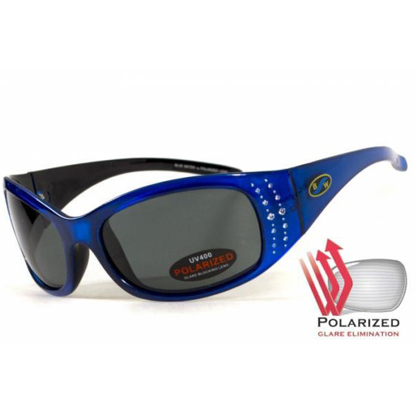 Окуляри BluWater Biscayene Blue Polarized (gray) чорні 