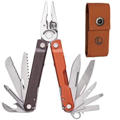 Мультиінструмент Leatherman Rebar Burnt Sienna, нейлоновий чохол