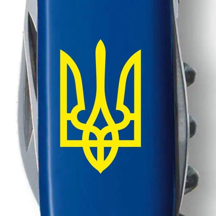 SPARTAN UKRAINE 91мм/12функ /син /штоп /Тризуб жовтий. 