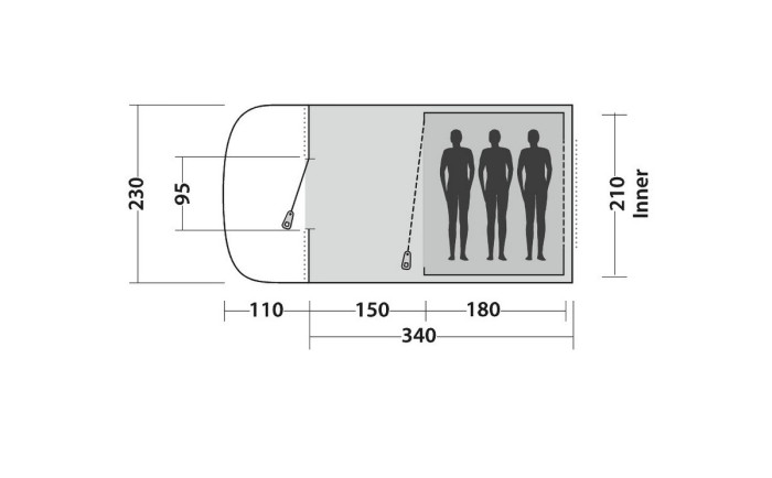 Намет Easy Camp Tent Palmdale 300 
