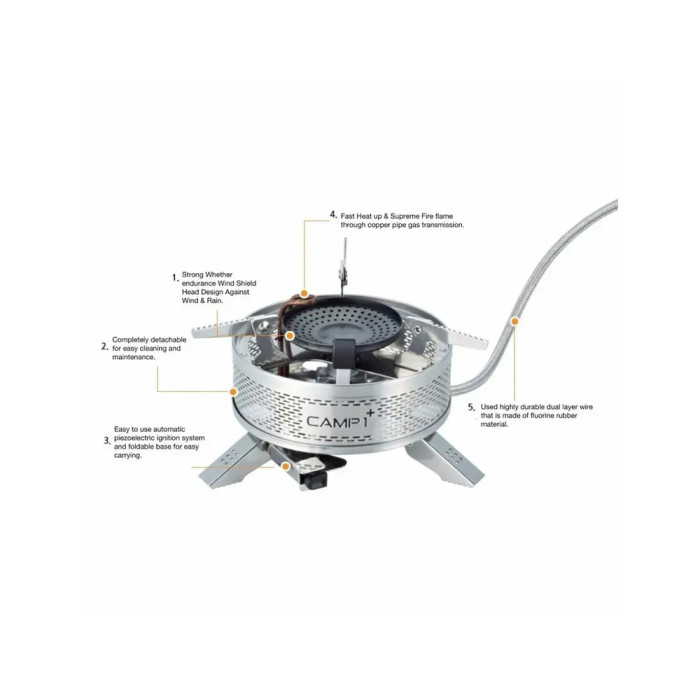 Газовий пальник Kovea CAMP-1 Plus KB-1608 