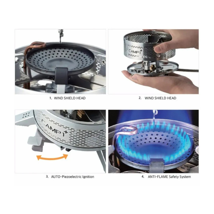 Газовий пальник Kovea CAMP-1 Plus KB-1608 