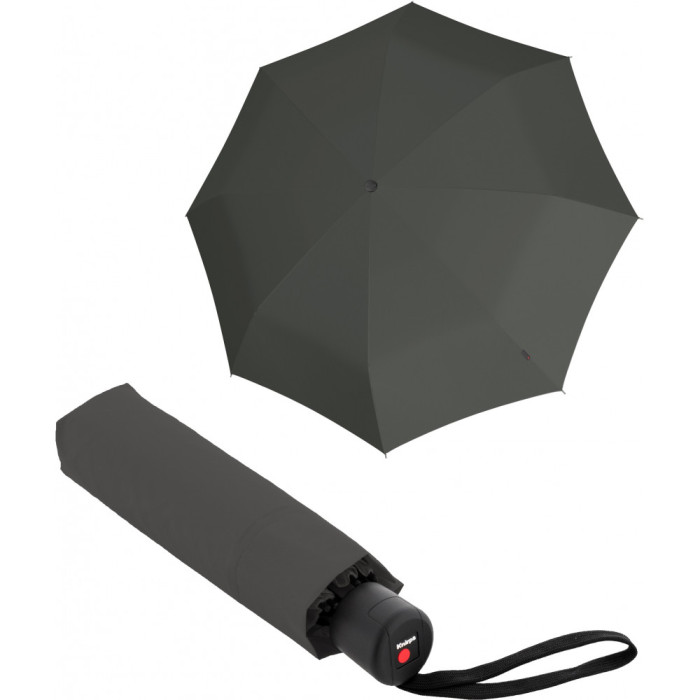 Парасоля Knirps C.055 Dark Grey Мех / Складана / 8спиць / D99x24см 