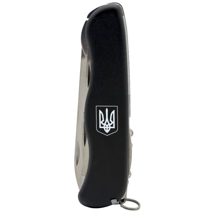 NOMAD UKRAINE 111мм/11функ/чорн.мат /lock/штоп /Герб.біл. 
