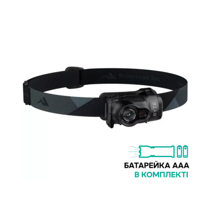 Ліхтар налобний Princeton Tec Byte, 200 Lumens black