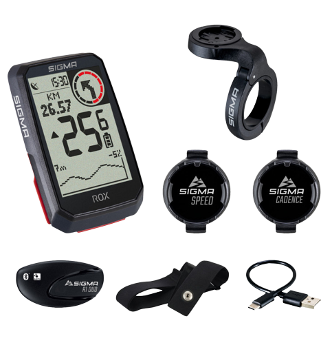 Велокомп'ютер Sigma Sport ROX 4.0 White Sensor Set 