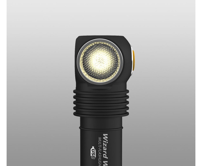 Налобний ліхтар Armytek Wizard WR Magnet USB + 18650 Warm & Red 