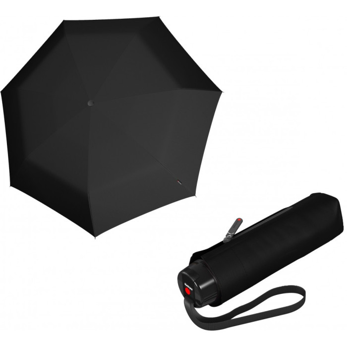 Парасолька T.020 Small Manual Black Мех/Складаний/7спиць/D94x19см 