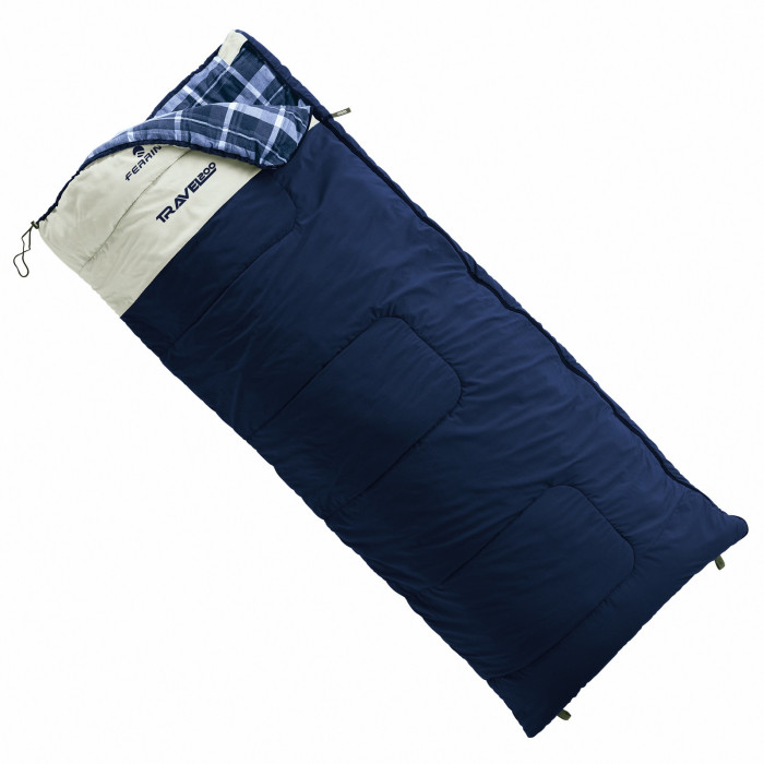 Спальний мішок Ferrino Travel 200 /+ 5°C Deep Blue /White (Left) 