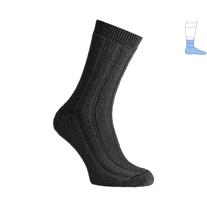 Термо шкарпетки захисні зимові Protector ShortWinter темно-сірі M 41-43 