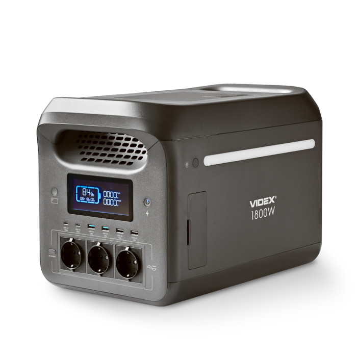 Портативна зарядна стація VIDEX OASIS 1800W (VPS-SG1-1KW8) 