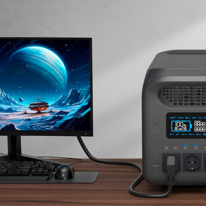 Портативна зарядна стація VIDEX OASIS 1800W (VPS-SG1-1KW8) 