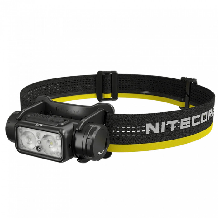 Ліхтар налобний Nitecore NU53 (Білий + Червоний LED, 1800 люмен, 11 режимів, 1x21700, USB-C, датчик наближення) 