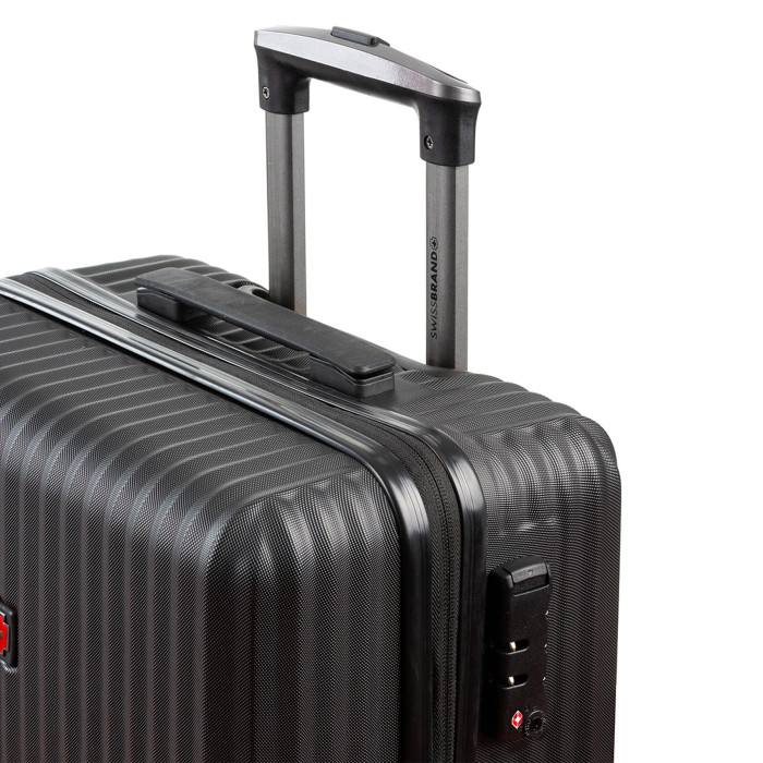 Валіза Swissbrand Riga (M) Black (SWB_LHRIG001M) 