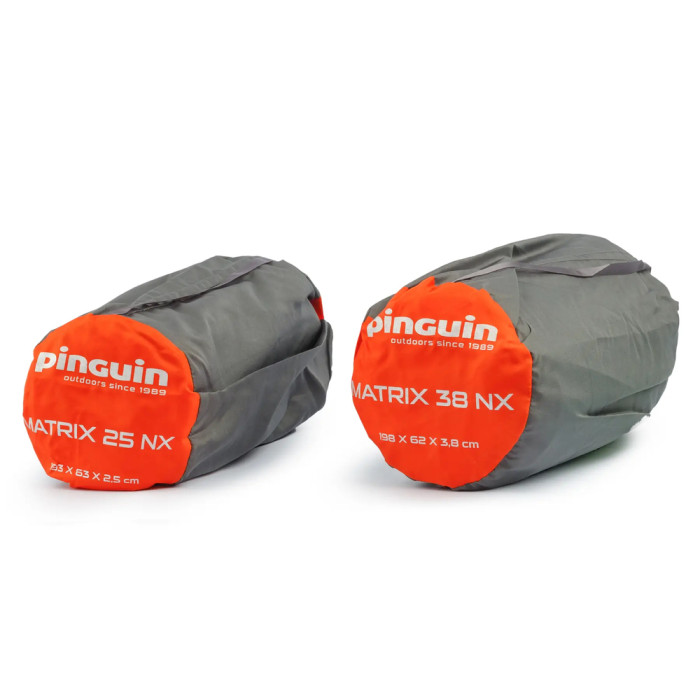 Самонадувний килимок Pinguin Matrix NX, 198x62x3.8см, Orange (PNG 709322) 