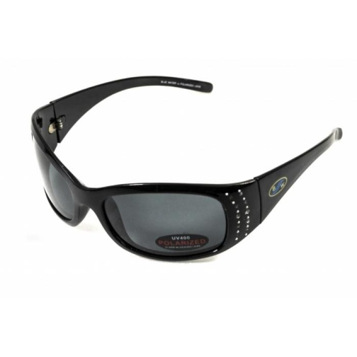 Окуляри BluWater Biscayene Polarized (gray) чорні 