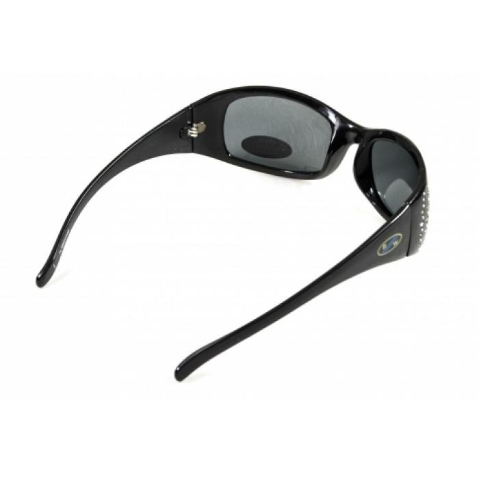 Окуляри BluWater Biscayene Polarized (gray) чорні 