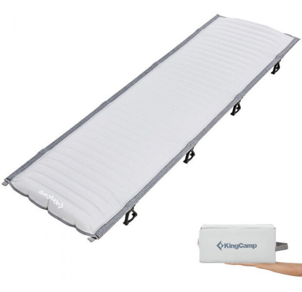 Розкладачка KingCamp Ultralight Air Camping Cot (KC3990) LIGHTGREY 