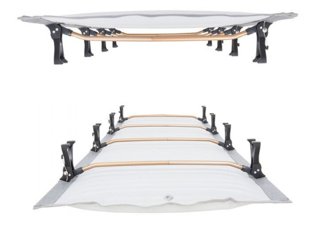 Розкладачка KingCamp Ultralight Air Camping Cot (KC3990) LIGHTGREY 