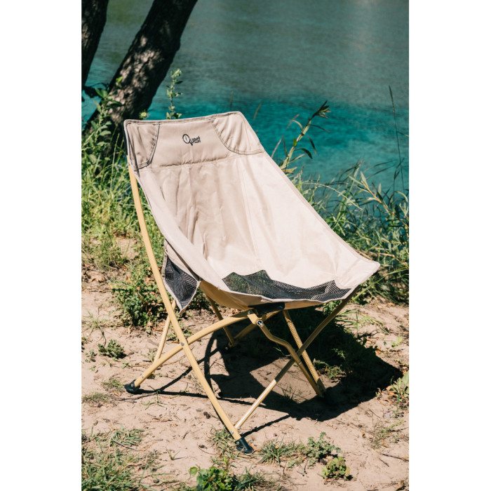 Складаний стілець Quest QU001 бежевий 