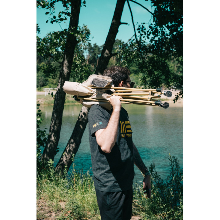 Складаний стілець Quest QU001 бежевий 