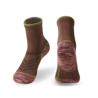 Шкарпетки туристичні амортизаційні високі Naturehike CYY2611FS011, L, темно-коричневий