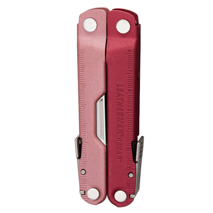 Мультиінструмент Leatherman Rebar Heathered Cranberry, нейлоновий чохол 